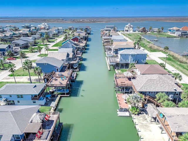 211 Anchor Dr, Freeport, TX 77541 - aerial view of residential area with a large body of water
