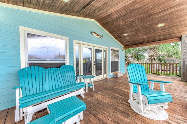 211 Anchor Dr, Freeport, TX 77541 - deck with french doors