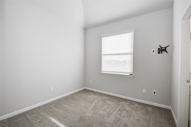9624 Cambridge Manor Ln, Houston, TX 77045 - carpeted spare room with baseboards and lofted ceiling