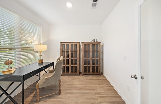 25713 Merino Ct, Magnolia, TX 77355 - home office featuring light wood-style floors and baseboards