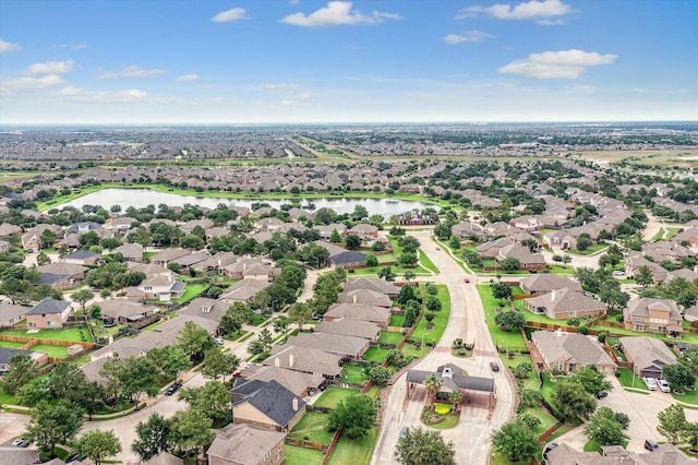 19427 Stanton Lake Dr, Cypress, TX 77433 - aerial view of property's location with a large body of water and nearby suburban area