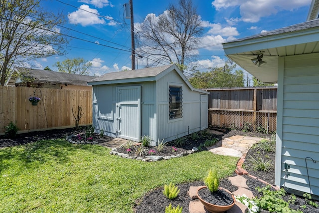 2007 Lamonte Ln, Houston, TX 77018 - view of shed featuring a fenced backyard