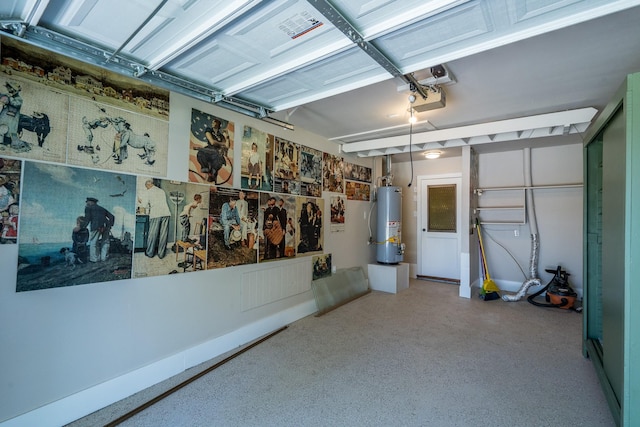 2007 Lamonte Ln, Houston, TX 77018 - garage featuring water heater and a garage door opener