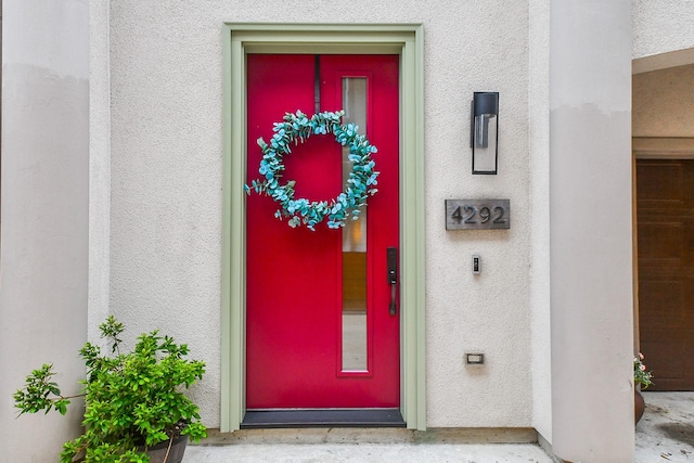 4292 Childress St, Houston, TX 77005 - property entrance featuring stucco siding and elevator
