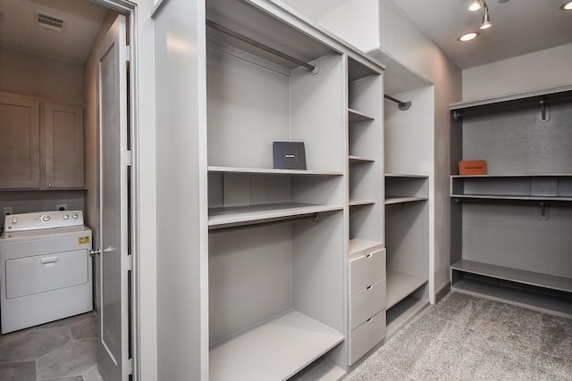 4292 Childress St, Houston, TX 77005 - spacious closet with washer / dryer and light carpet