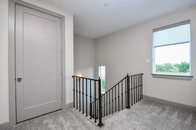 4292 Childress St, Houston, TX 77005 - staircase featuring carpet floors