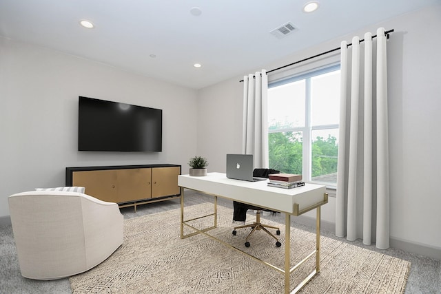 4292 Childress St, Houston, TX 77005 - home office with recessed lighting and baseboards