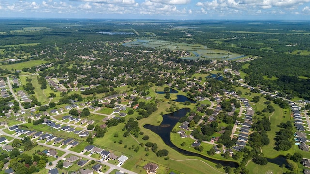 332 N Amherst Dr, West Columbia, TX 77486 - aerial view of property and surrounding area featuring a nearby body of water