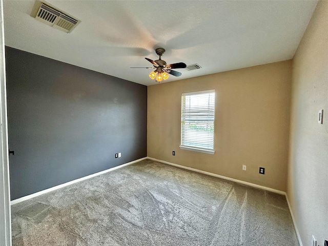 2110 Sterling Oaks Dr, Rosharon, TX 77583 - carpeted spare room with a ceiling fan and baseboards