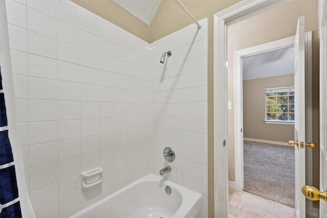 1922 Briarchester Dr, Katy, TX 77450 - full bath featuring shower / bath combo and baseboards
