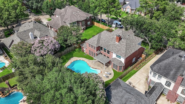 1922 Briarchester Dr, Katy, TX 77450 - aerial view of residential area with a pool