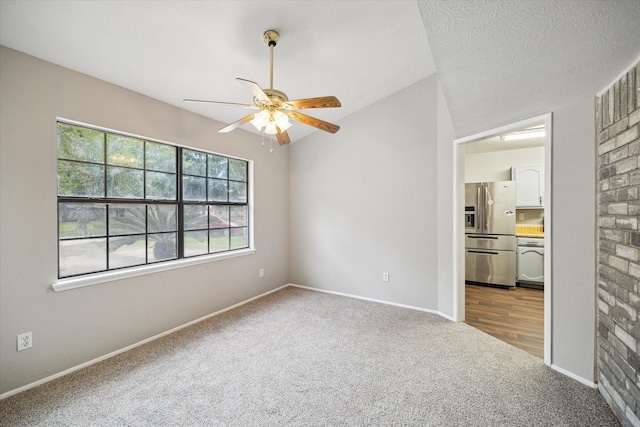 2850 Pheasant Run, Humble, TX 77396 - carpeted empty room with ceiling fan and washer / clothes dryer