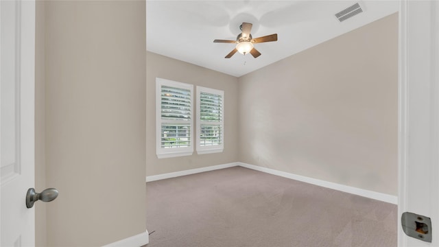 12610 Baldwin Springs Ct, Tomball, TX 77377 - spare room with carpet flooring and ceiling fan