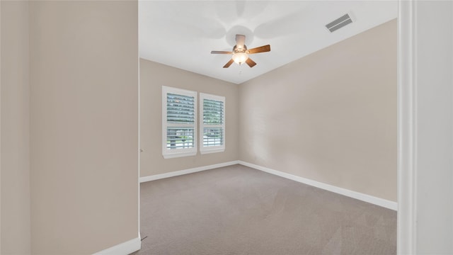 12610 Baldwin Springs Ct, Tomball, TX 77377 - unfurnished room featuring a ceiling fan and carpet flooring