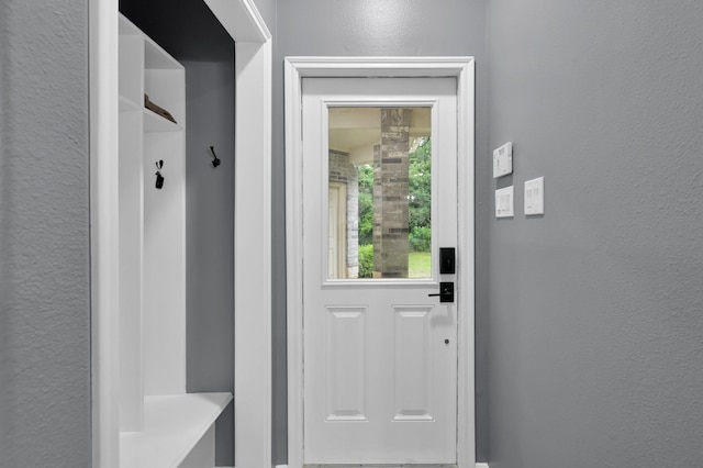 11304 Monarchs Way, Montgomery, TX 77316 - mudroom with a textured wall