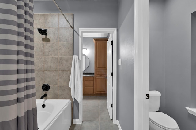11304 Monarchs Way, Montgomery, TX 77316 - full bathroom featuring tile patterned flooring and shower / bathtub combination with curtain