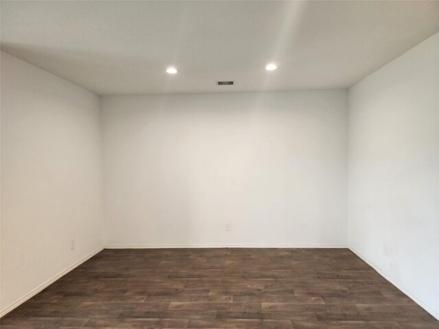 20390 Tembec Dr, New Caney, TX 77357 - spare room featuring recessed lighting and dark wood-type flooring
