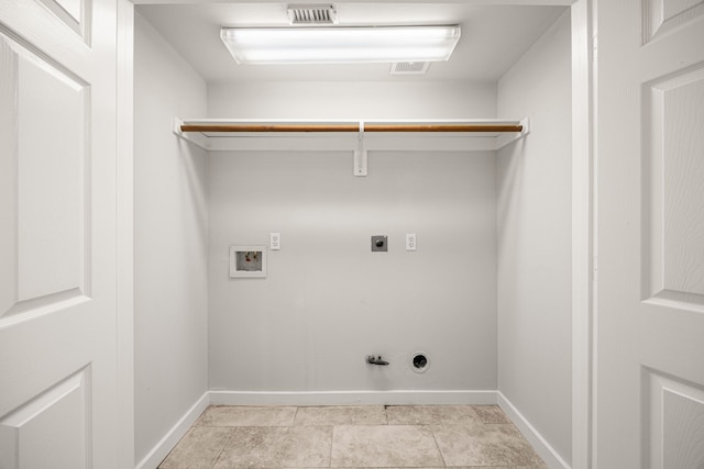 2722 Round Hill Ct, Katy, TX 77494 - laundry area featuring gas dryer hookup, washer hookup, and hookup for an electric dryer