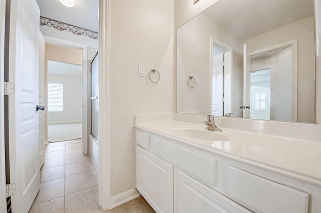 13212 Lismore Pt, Cypress, TX 77429 - full bath with vanity and tile patterned flooring