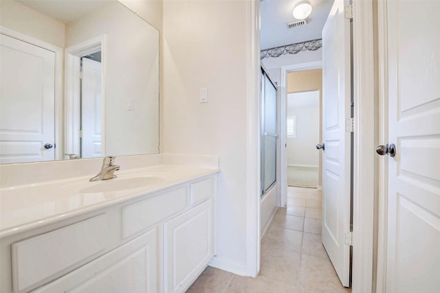 13212 Lismore Pt, Cypress, TX 77429 - bathroom featuring tile patterned flooring and vanity