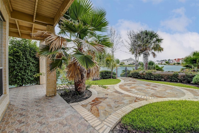 13212 Lismore Pt, Cypress, TX 77429 - view of patio with a gate