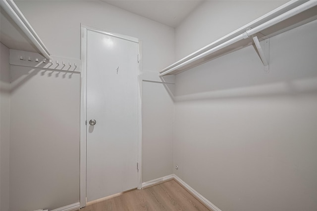 12611 Campsite Trl, Cypress, TX 77429 - walk in closet with light wood-style floors