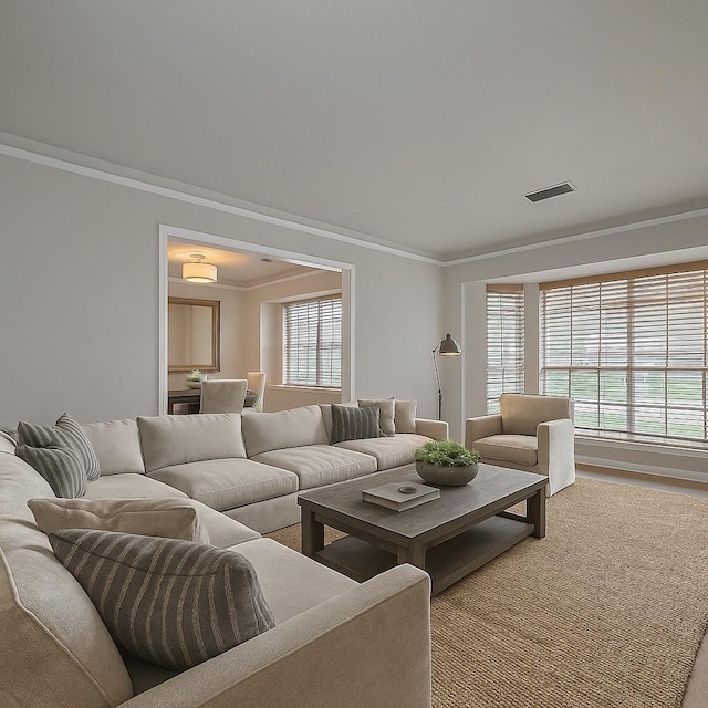 12611 Campsite Trl, Cypress, TX 77429 - living room with ornamental molding
