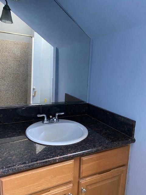 915 11th St, Galveston, TX 77550 - bathroom featuring vanity and a shower