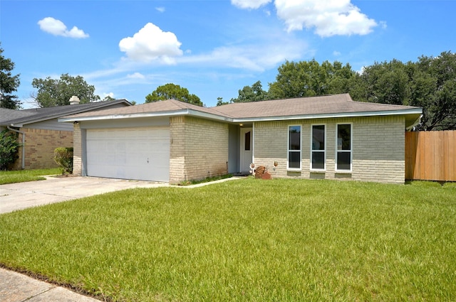 7354 Stone Pine Ln, Houston, TX 77041 - ranch-style home featuring brick siding, an attached garage, and concrete driveway