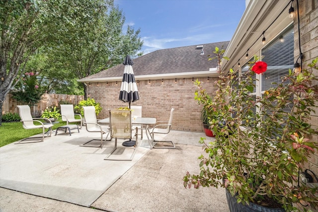 7110 Timber Post Ln, Humble, TX 77346 - view of patio with outdoor dining space