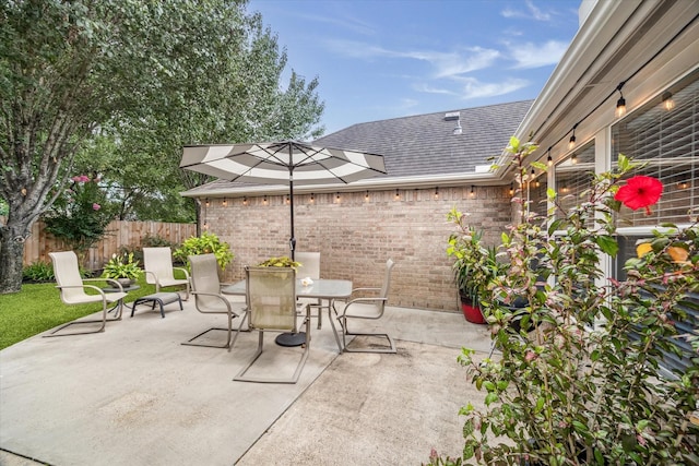 7110 Timber Post Ln, Humble, TX 77346 - view of patio / terrace featuring outdoor dining area