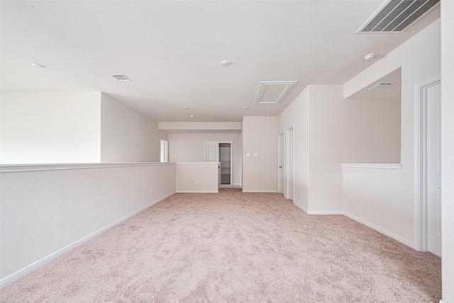10023 Rose Mallow Ln, Magnolia, TX 77354 - carpeted spare room with attic access and baseboards