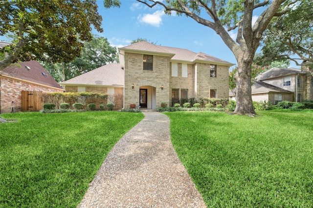 18307 Cransley Dr, Houston, TX 77084 - view of front of house with brick siding and a shingled roof