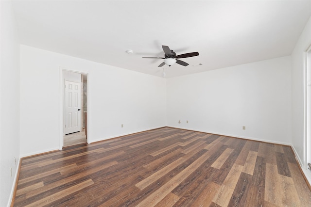 18307 Cransley Dr, Houston, TX 77084 - spare room featuring wood finished floors and ceiling fan