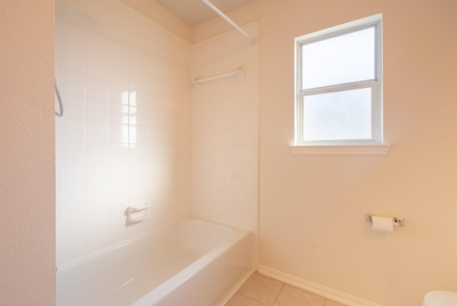 7907 Swan Hollow Ct, Houston, TX 77041 - bathroom with tile patterned floors and shower / tub combination