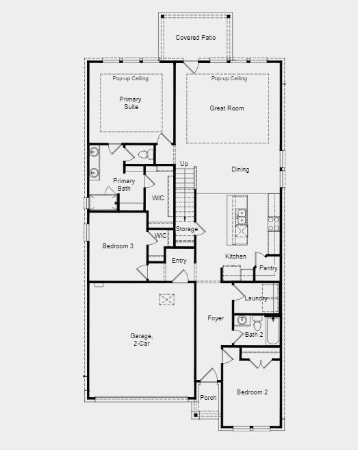 1219 Buffalo Run, Tomball, TX 77375 - view of home floor plan