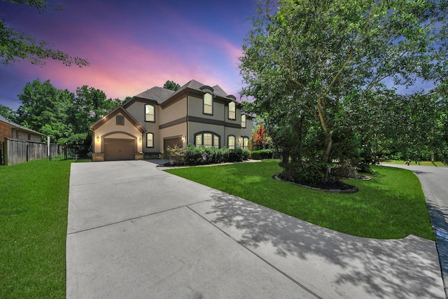 102 Stonecrop Pl, Montgomery, TX 77316 - view of front facade featuring driveway, stucco siding, and a garage