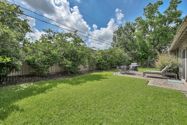 2117 Nantucket Dr, Houston, TX 77057 - fenced backyard featuring a patio