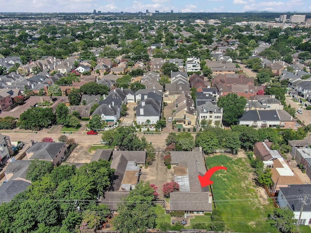 2117 Nantucket Dr, Houston, TX 77057 - aerial view of property and surrounding area with nearby suburban area