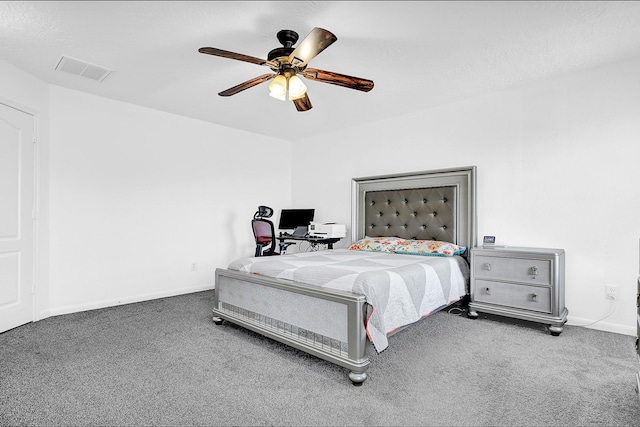 29207 Legends Hill Dr, Spring, TX 77386 - carpeted bedroom featuring baseboards and ceiling fan