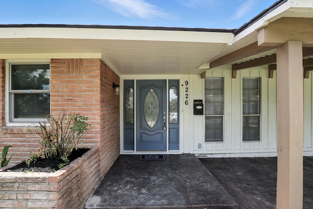 9226 Kapri Ln, Houston, TX 77025 - entrance to property with covered porch and brick siding