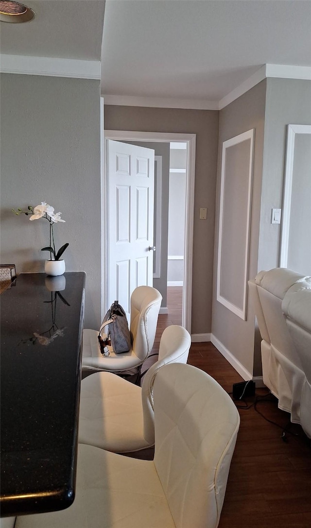 7510 Hornwood, Houston, TX 77036 - sitting room with wood finished floors and baseboards