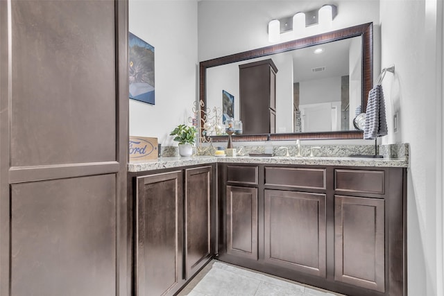 3009A Bell St, Houston, TX 77003 - bathroom featuring vanity and tile patterned floors