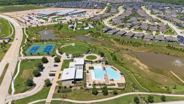 31222 S Pinebrook Falls Ln S, Hockley, TX 77447 - aerial view of property's location with a nearby body of water and nearby suburban area