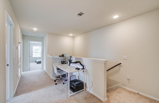 14746 Jasper Stream Ct, Houston, TX 77069 - office space featuring carpet flooring, attic access, and recessed lighting
