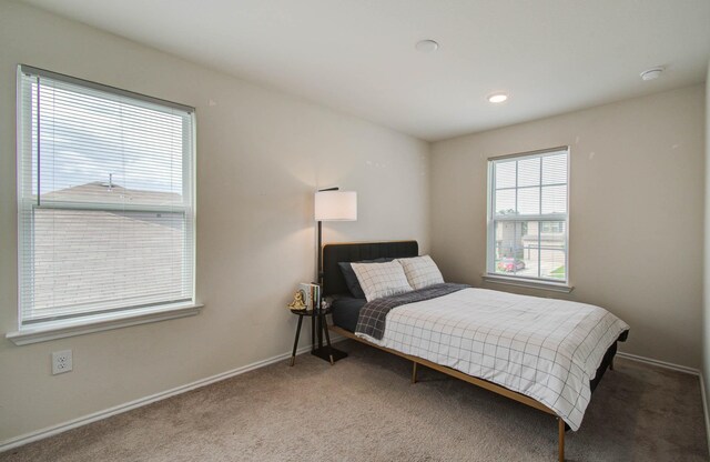 14746 Jasper Stream Ct, Houston, TX 77069 - carpeted bedroom featuring baseboards and recessed lighting