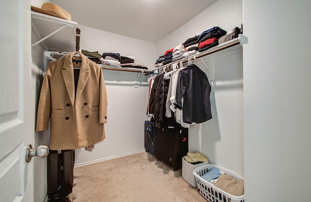14746 Jasper Stream Ct, Houston, TX 77069 - walk in closet featuring light colored carpet