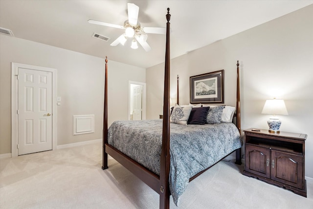 3827 Marquette St, West University Place, TX 77005 - bedroom featuring light colored carpet and a ceiling fan