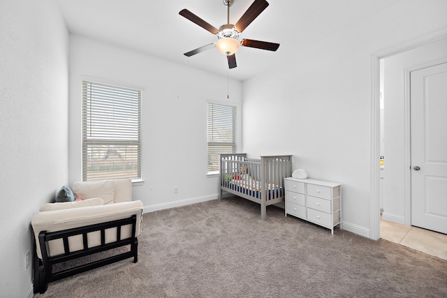 11008 Mikula Dr, Houston, TX 77043 - bedroom featuring carpet floors and ceiling fan