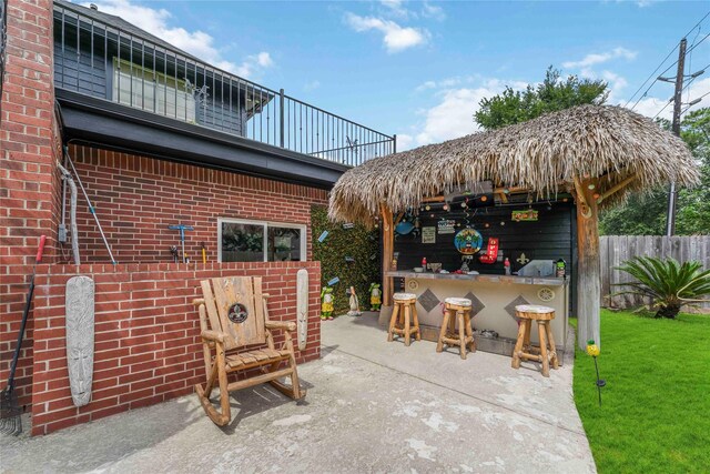 8002 Laguna Springs Ct, Houston, TX 77095 - view of patio